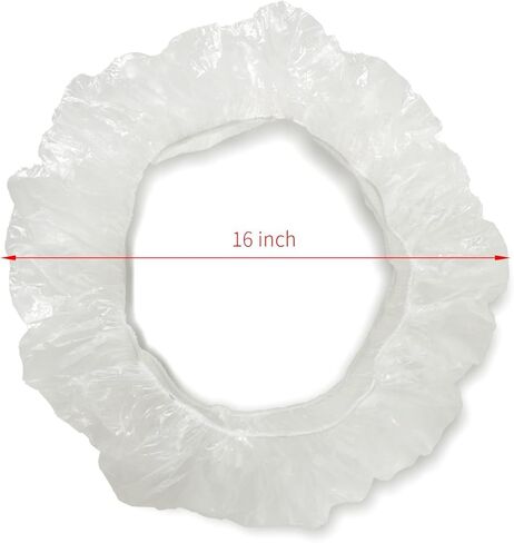 100Pcs Disposable Steering Wheel Covers – Clear Plastic Protective Wrap for Auto Repair, Detailing, Rental | Universal Steering Wheel Protector. in Saudi Arabia
