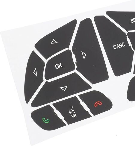 Button Repair Stickers for DODGE CHARGER 2016-2022 Steering Wheel Button Repair Decals Vehicles Decal Replacement Fits in Saudi Arabia