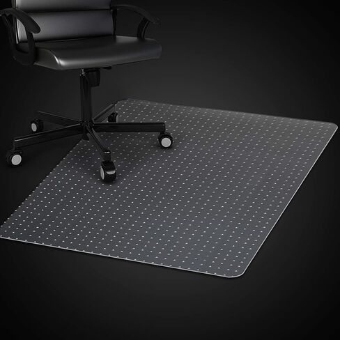 Azadx Clear Office Chair Mat for Low, Standard and No Pile Carpeted Floors, Plastic Computer Desk Chair Mat on Carpet for Easy Rolling, Durable Carpet Protector Mat (36 x 48'' Rectangle) in Saudi Arabia