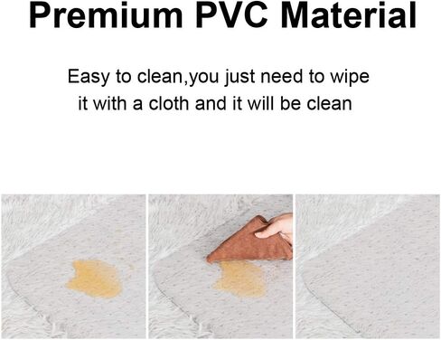 Azadx Clear Office Chair Mat for Low, Standard and No Pile Carpeted Floors, Plastic Computer Desk Chair Mat on Carpet for Easy Rolling, Durable Carpet Protector Mat (36 x 48'' Rectangle) in Saudi Arabia