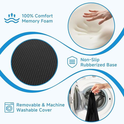 Seat Cushion for Office Chair - Cooling Honeycomb & Memory Foam 17.3" x 2.75" Tailbone Pain Relief Cushion, Ergonomic Desk Chair & Car Seat Cushion for Sciatica, Body Positioner in Saudi Arabia