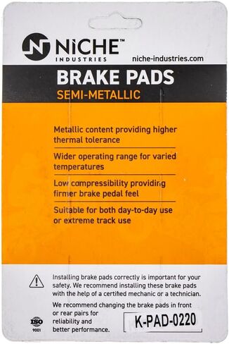 NICHE Front Left Brake Rotor Pad Semi Metallic Kit for Suzuki Intruder 700 59100-38820 69100-38820 59211-38A00 in Kuwait