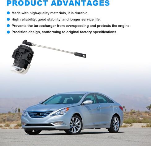 39400-2G700 Wastegate Control Valve Solenoid, Turbo Wastegate Actuator Compatible with Hyundai Sonata Santa Fe Kia Optima Sportage 2011 2012 2013 2014 2015 2016 in Saudi Arabia