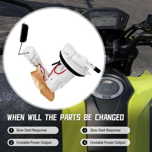 Fuel Pump Assembly Fit for Honda Grom 125 2017-2020 Fit For Honda MSX 125 2016-2020 Replace 16700-K26-B01 16700K26B01 in Saudi Arabia