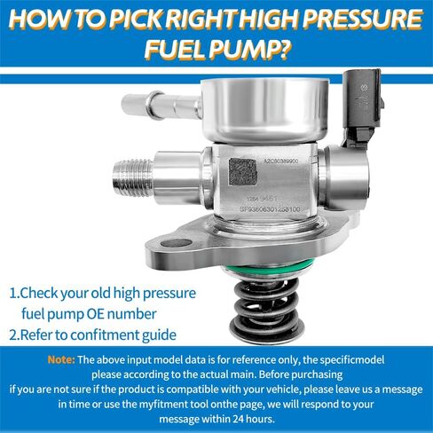 High Pressure Fuel Pump 12649461 Fit for Buick Encore Fit for Chevy Cruze 1.4L L4 2016-2019, Fit for Chevy Equinox Malibu Fit for GMC Terrain 1.5L L4 2018-2020 Replace 12673450 12682079 in Saudi Arabia