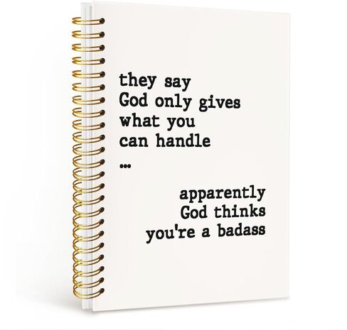Funny Notebooks for Work, Funny Work Gifts for Coworkers & Boss, Coworker Office Gifts for Men Women, Funny Office Supplies, Fun Spiral Notebooks Journals for Writing 5.5x8.3 Inch in Saudi Arabia