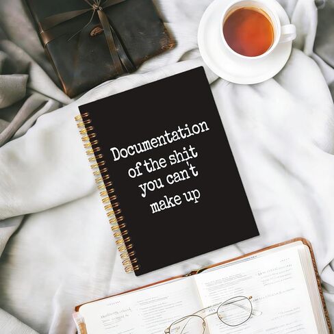 Funny Notebooks for Work, Funny Work Gifts for Coworkers & Boss, Coworker Office Gifts for Men Women, Funny Office Supplies, Fun Spiral Notebooks Journals for Writing 5.5x8.3 Inch in Saudi Arabia