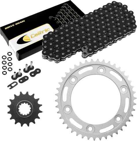 Caltric Black O-Ring Drive Chain and Sprockets Compatible With Honda CBR1000RR CBR1000RA Abs 2006 2007 2008-2016 in Kuwait