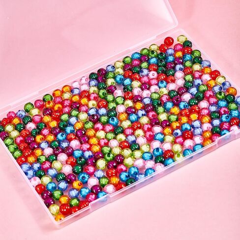 350pcs 12mm Acrylic Bubblegum Color Beads for Pen Making Jewelry Bracelets Pumpkin Beads in Saudi Arabia