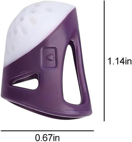 20 PCS Non-Slip Thimble for Hand Sewing Set, Silicone Hand Protectors, Thimble Ring for Quilting Embroidery, Sewing Protective Accessory in Kuwait