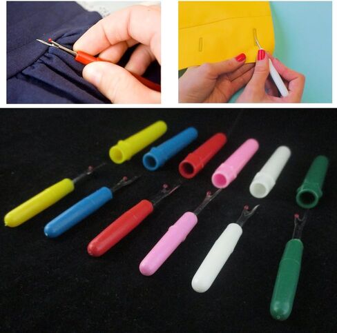 Stitch Ripper Plastic Handle Thread Seam Ripper Cutter Remover Sewing Craft Tool in Saudi Arabia