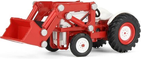 Greenlight 1/64 1952 Ford 8N Tractor with Front Loader, Red & White, Down on the Farm Series 11 48110-C in Saudi Arabia