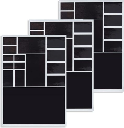 CANTENDO 3 Pack Black Flag Reflective Vinyl Car Stickers - Pure Black DIY for Window Bumper Waterproof (12 x 8.5 Inch) in Saudi Arabia