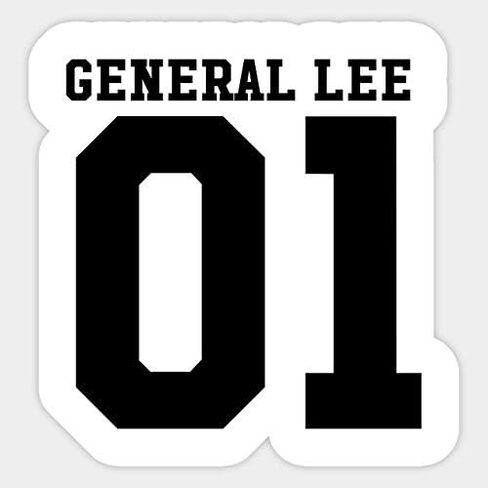 General Lee - Sticker Graphic - Car Vinyl Sticker Decal Bumper Sticker for Auto Cars Trucks in Kuwait
