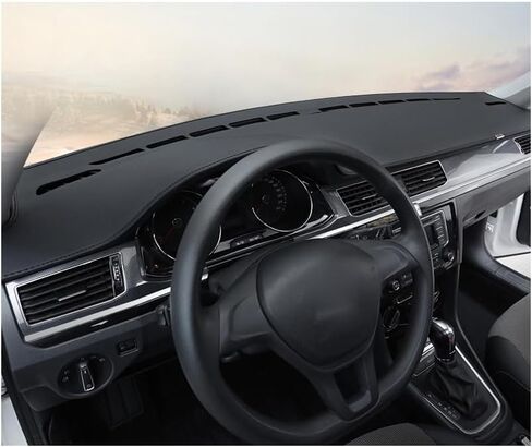 1Pcs New Black Leather Car Dashboard Sun Cover Non Slip Dash Mat Cover Compatible for Hyundai Venue 2020 2021 2022 2023 2024 2025 2026 in Saudi Arabia