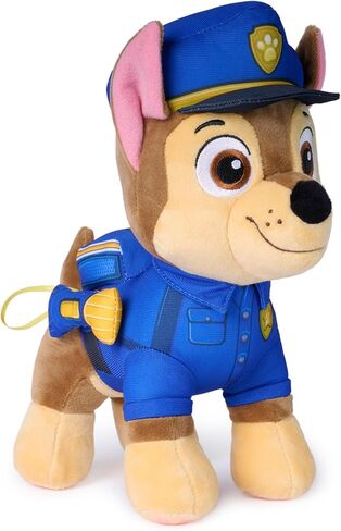 Paw Patrol: Search and Rescue Chase, Plush Toy with Flashlight Accessory, Preschool Toys, Kids Toys for Boys & Girls, Ages 3 and Up, 10" in Kuwait