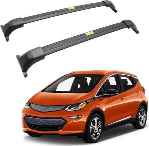 Roof Rack Cross Bars 220lbs for 2017-2026 Chevy Chevrolet Bolt EV EUV, Heavy Duty All-Metal Aluminum Crossbar Luggage Rack for Rooftop Cargo Carrier Bag Kayak Canoe Bike Snowboard Skiboard in Saudi Arabia