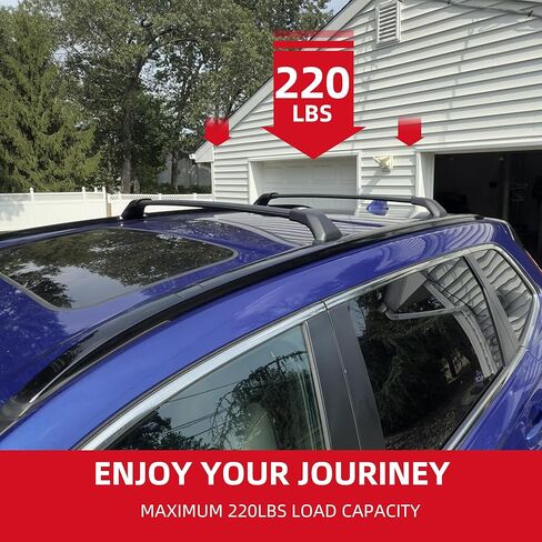 Roof Rack Cross Bars 220lbs for 2017-2026 Chevy Chevrolet Bolt EV EUV, Heavy Duty All-Metal Aluminum Crossbar Luggage Rack for Rooftop Cargo Carrier Bag Kayak Canoe Bike Snowboard Skiboard in Saudi Arabia