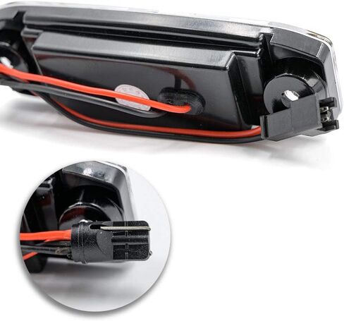 LED License Plate Light Assembly for 2011-2014 Hyundai Sonata i40 i45, 6000K Xenon White 18SMD Error Free Rear Tag Lights Kit OEM Replacement in Saudi Arabia