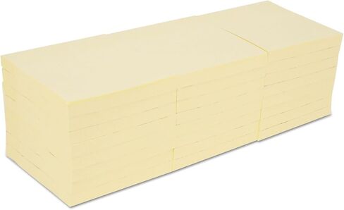 Universal UNV35693 3 in. x 3 in. Self-Stick Note Pads - Yellow (24/Pack) in Kuwait