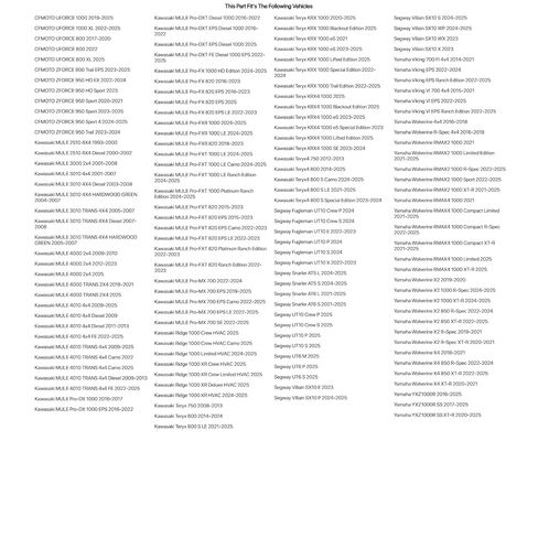 (4 عبوات) صامولة محرك مدببة تاسك 12 مم × 1.25 مم خيط أسود لـ Kawasaki Teryx KRX 1000 إصدار مرفوع 2025 in Kuwait