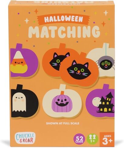 Chuckle & Roar - Halloween Matching - Family Game Night Fun - Spooky Themed Classic Game - Great for Preschool Learning - Ages 3 and Up in Kuwait