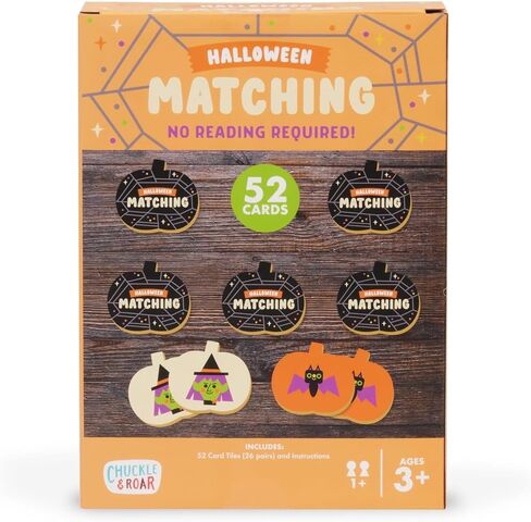 Chuckle & Roar - Halloween Matching - Family Game Night Fun - Spooky Themed Classic Game - Great for Preschool Learning - Ages 3 and Up in Kuwait