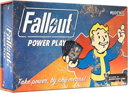 Fallout: Power Play - Competitive Faction Card Game of Strategy, Alliances & Betrayal, Ages 14+, 2-4 Players, Brotherhood of Steel, Enclave, Raiders & Super Mutants, 30-45 Minute Playtime in Kuwait