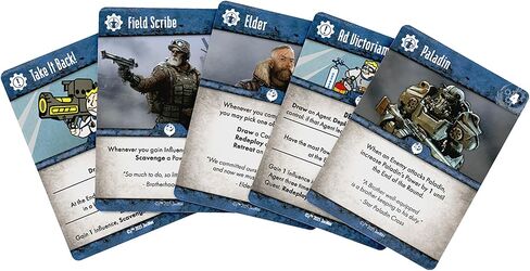 Fallout: Power Play - Competitive Faction Card Game of Strategy, Alliances & Betrayal, Ages 14+, 2-4 Players, Brotherhood of Steel, Enclave, Raiders & Super Mutants, 30-45 Minute Playtime in Kuwait