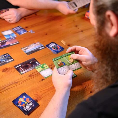 Fallout: Power Play - Competitive Faction Card Game of Strategy, Alliances & Betrayal, Ages 14+, 2-4 Players, Brotherhood of Steel, Enclave, Raiders & Super Mutants, 30-45 Minute Playtime in Kuwait
