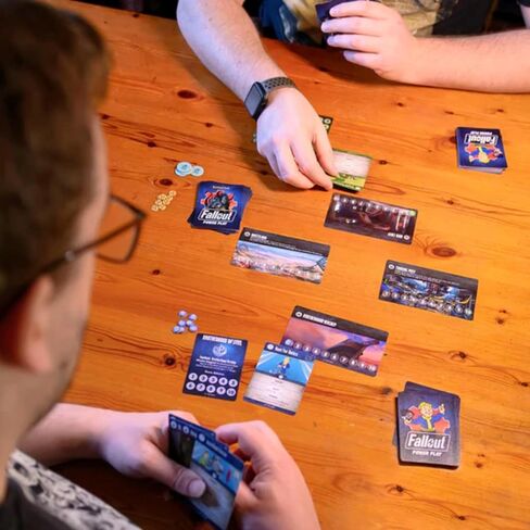 Fallout: Power Play - Competitive Faction Card Game of Strategy, Alliances & Betrayal, Ages 14+, 2-4 Players, Brotherhood of Steel, Enclave, Raiders & Super Mutants, 30-45 Minute Playtime in Kuwait