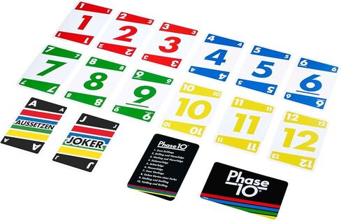 Mattel Games Fpw38 Phase 10 Card Game, Multicolour, Medium in Kuwait
