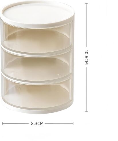 3-Drawer Desktop Organizer, Multi-Functional Desk Storage for Stationery, Jewellery, Arts and Crafts Supplies in Kuwait