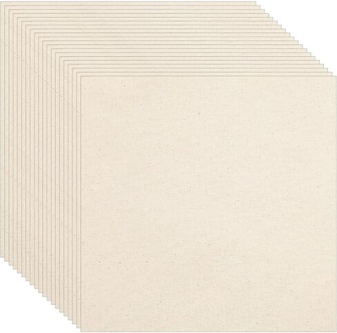10 Pieces Embroidery Fabric 7.8 × 7.8 in Natural Cotton Embroidery Fabric Pre-Cut Beige Embroiderys Cloth Fabrics Embroiderys Cloth Fabrics Squares for Embroideryes Garment Craft in Kuwait
