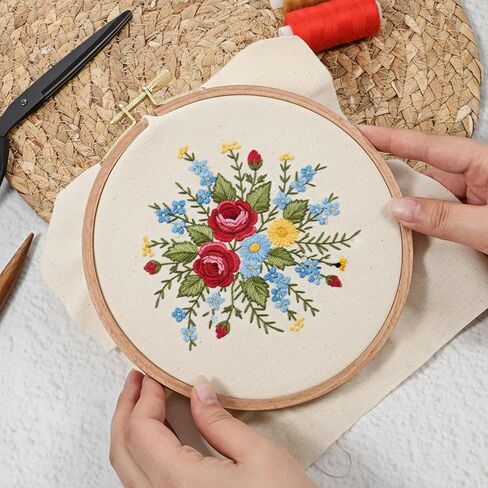 10 Pieces Embroidery Fabric 7.8 × 7.8 in Natural Cotton Embroidery Fabric Pre-Cut Beige Embroiderys Cloth Fabrics Embroiderys Cloth Fabrics Squares for Embroideryes Garment Craft in Kuwait