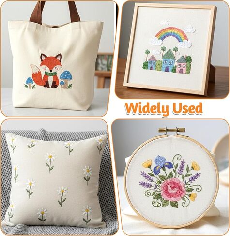 10 Pieces Embroidery Fabric 7.8 × 7.8 in Natural Cotton Embroidery Fabric Pre-Cut Beige Embroiderys Cloth Fabrics Embroiderys Cloth Fabrics Squares for Embroideryes Garment Craft in Kuwait
