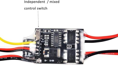 YoungRC ثنائي الاتجاه ثنائي الاتجاه نحى ESC 2S-3S Lipo 5A ESC التحكم في السرعة لـ RC نموذج قارب خزان 130 180 نحى قطع غيار السيارات in Kuwait