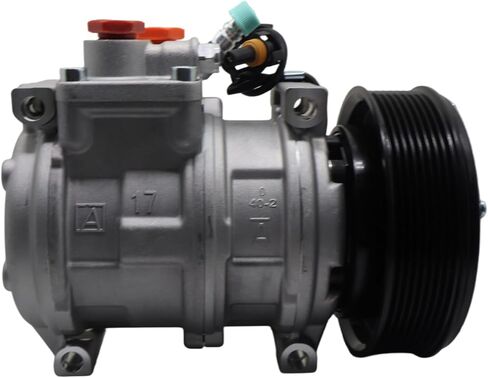12V AC Compressor 240557 DCP99517 VPM9631 For JD 7600 7610 7630 7700 7710 7715 7730 7800 5085M 5095M 5101E 5105M 5410 5420 5510 5520 6403 6603 Tractor DEYAOLKL in Kuwait
