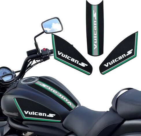 For Vulcan S 650 VN650 vulcan s 650 2018-2026 Motorcycle side fuel tank pad fuel tank pad protection sticker decal fuel tank knee pad traction fuel tank pad accessories (green) in Saudi Arabia