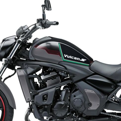For Vulcan S 650 VN650 vulcan s 650 2018-2026 Motorcycle side fuel tank pad fuel tank pad protection sticker decal fuel tank knee pad traction fuel tank pad accessories (green) in Saudi Arabia