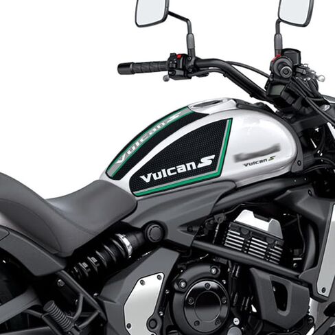 For Vulcan S 650 VN650 vulcan s 650 2018-2026 Motorcycle side fuel tank pad fuel tank pad protection sticker decal fuel tank knee pad traction fuel tank pad accessories (green) in Saudi Arabia