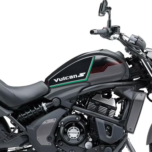 For Vulcan S 650 VN650 vulcan s 650 2018-2026 Motorcycle side fuel tank pad fuel tank pad protection sticker decal fuel tank knee pad traction fuel tank pad accessories (green) in Saudi Arabia