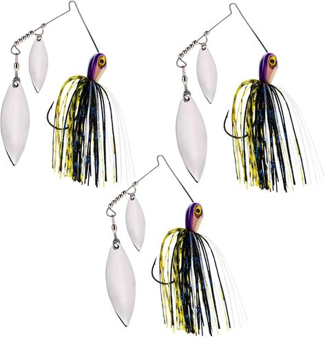 Reaction Tackle Spinner Bait Fishing Lure for Bass Fishing (3-Pack) Also for Trout Pike Salmon Walleye in Saudi Arabia