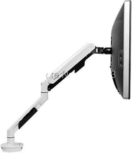 Q7 White Desktop Gas Spring 10"-30" Monitor Stand Mounting Arm Full Motion with Two USB Ports in Saudi Arabia