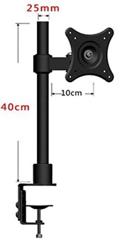 LC250/40 Desktop Mounting Lifting Full Rotation 10-22 Inch LCD LED Monitor Bracket Clamping in Saudi Arabia