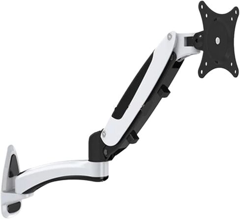 Aluminum gas spring 360 degree full motion 15"-27" LCD monitor stand TV wall mount arm height adjustable in Saudi Arabia
