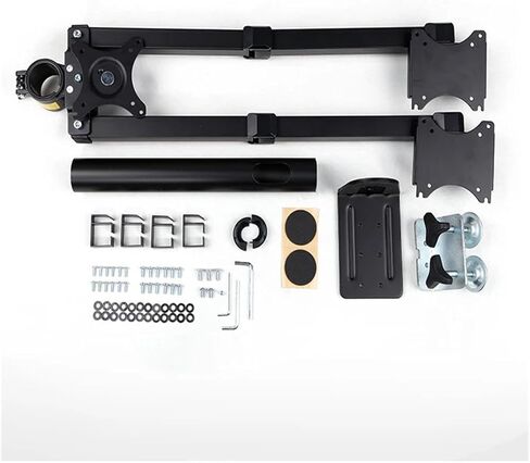Desktop Clamp Full Motion 10-30 Inch Triple Monitor Stand 360 Degree LED LCD Mounting Arm Bracket 10kg per in Saudi Arabia