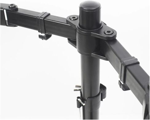 MS01 Desktop Stand Fully Dynamic 360 Degree Dual Monitor 10"-27" LCD LED Mounting Arm Each Head Bears 9.9kg in Saudi Arabia