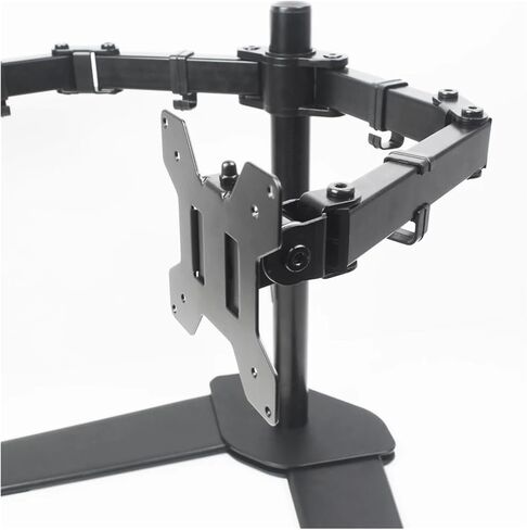 MS01 Desktop Stand Fully Dynamic 360 Degree Dual Monitor 10"-27" LCD LED Mounting Arm Each Head Bears 9.9kg in Saudi Arabia