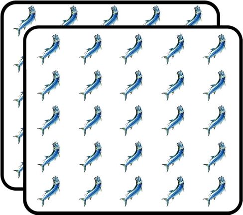 Tarpon Vinyl Stickers 1" Each 50 Pack Stickers Durable and Waterproof for Laptops, Cars, Phones in Kuwait